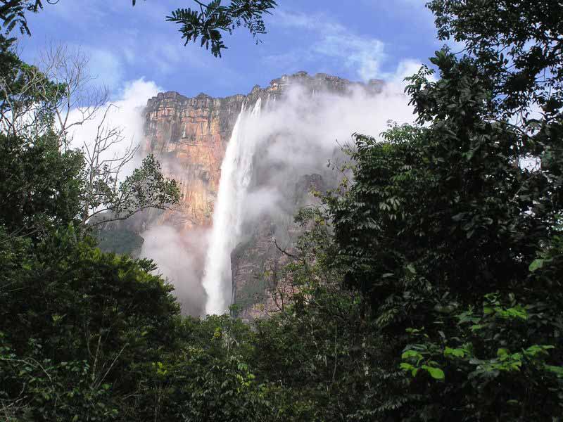 Галерея водопадов - Водопад  Анхель